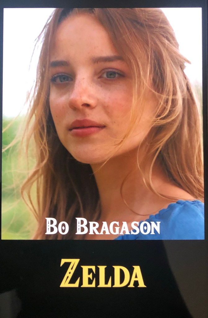 A woman with blonde hair