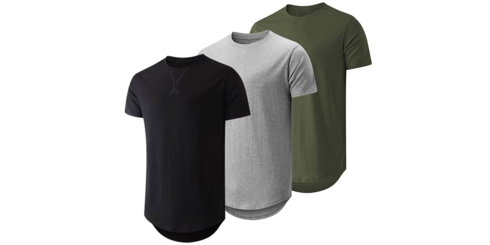 A group of different colored shirts