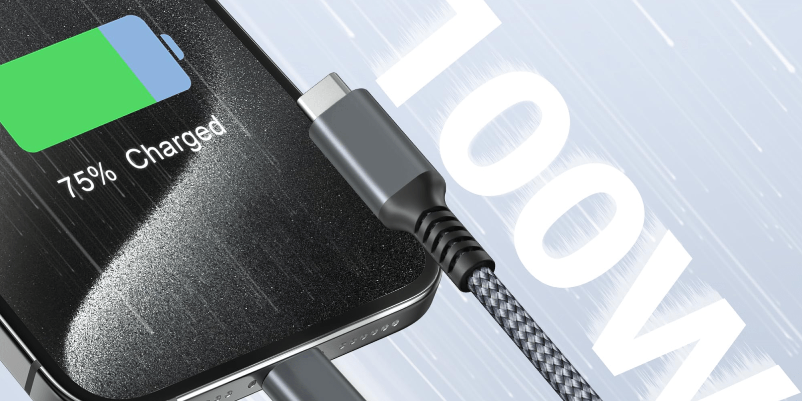 A close up of a charger