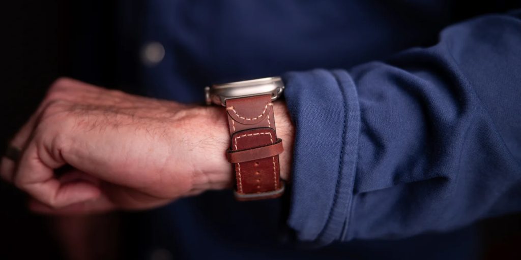 A person wearing a watch