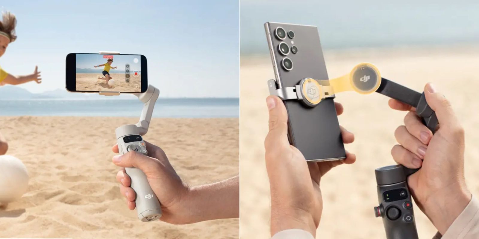 Image showing renders of DJI's Osmo Mobile 7 gimbal.