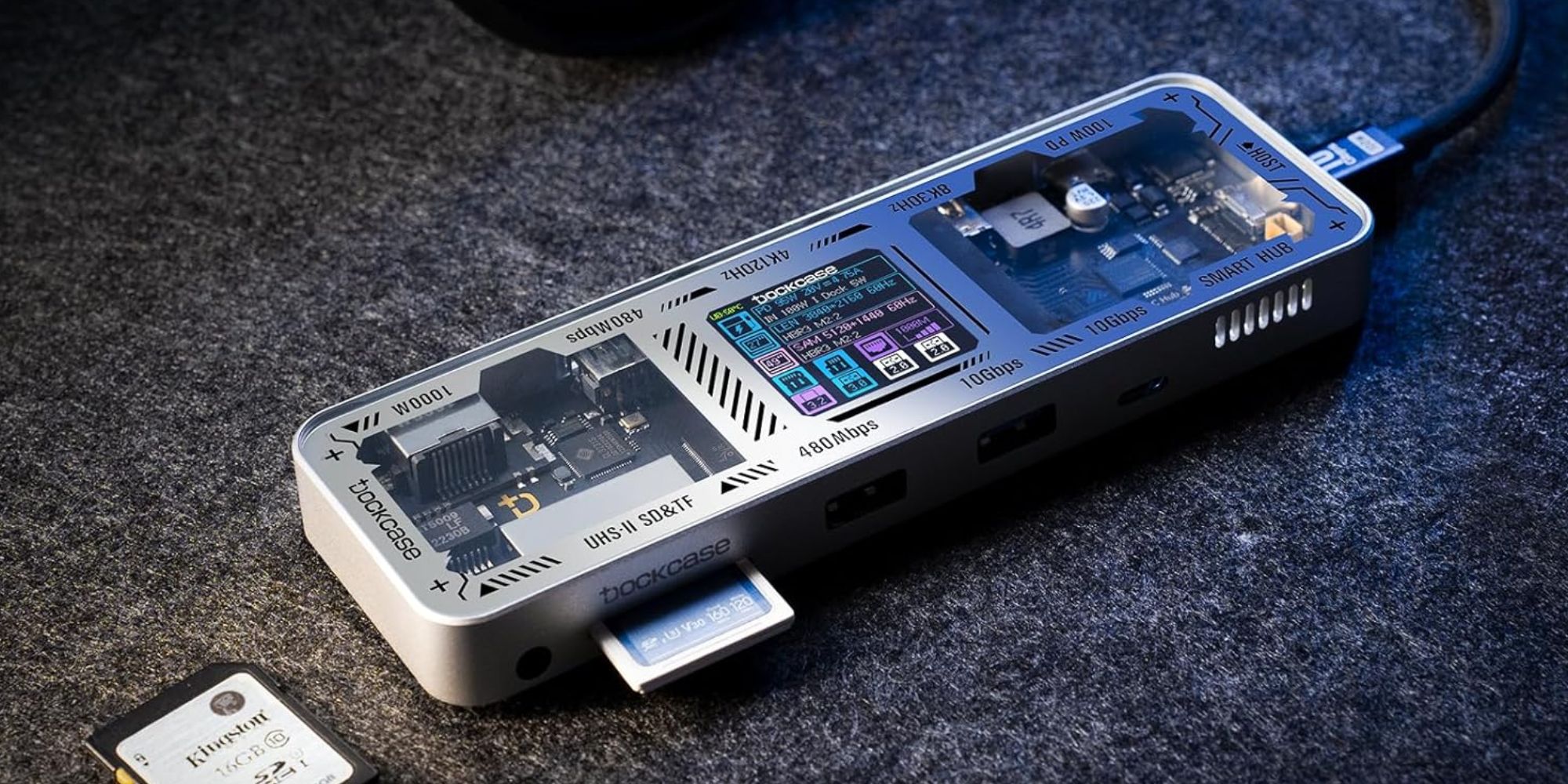 Image showing DOCKCASE's 10-in-1 USB-C hub.