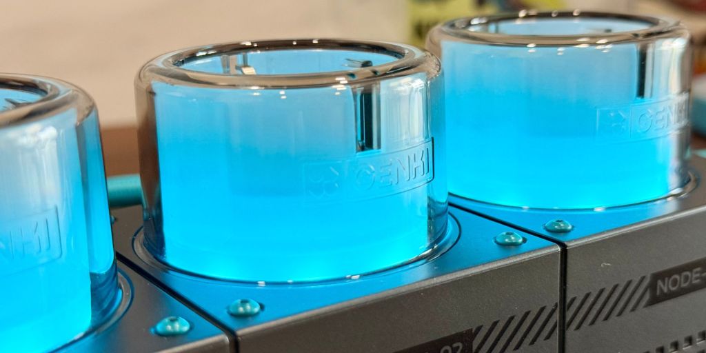 Image showing a close of Genki Moonbase's AC socket rings.