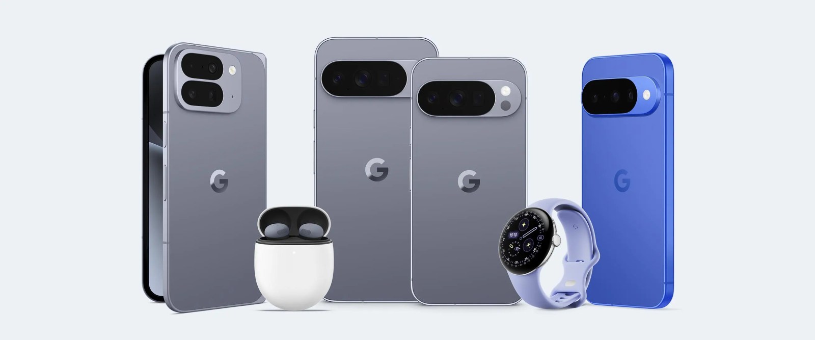 A group of cell phones