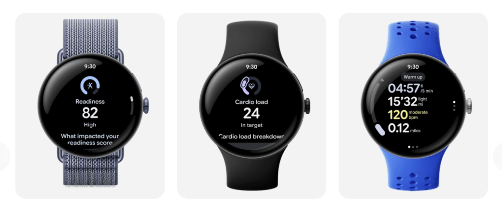 A close up of a smart watch