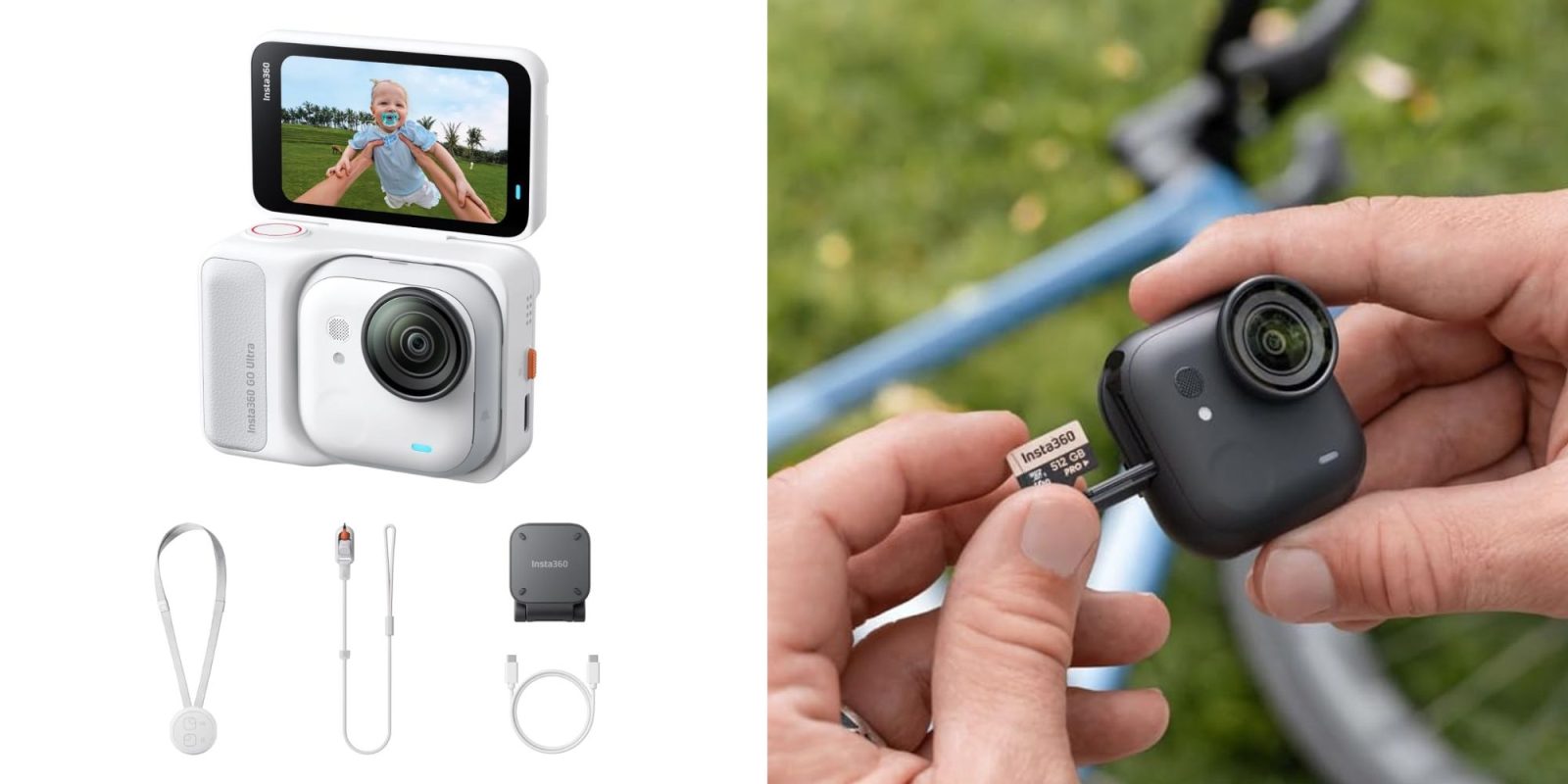 Image showing renders of Insta360 Go Ultra camera.