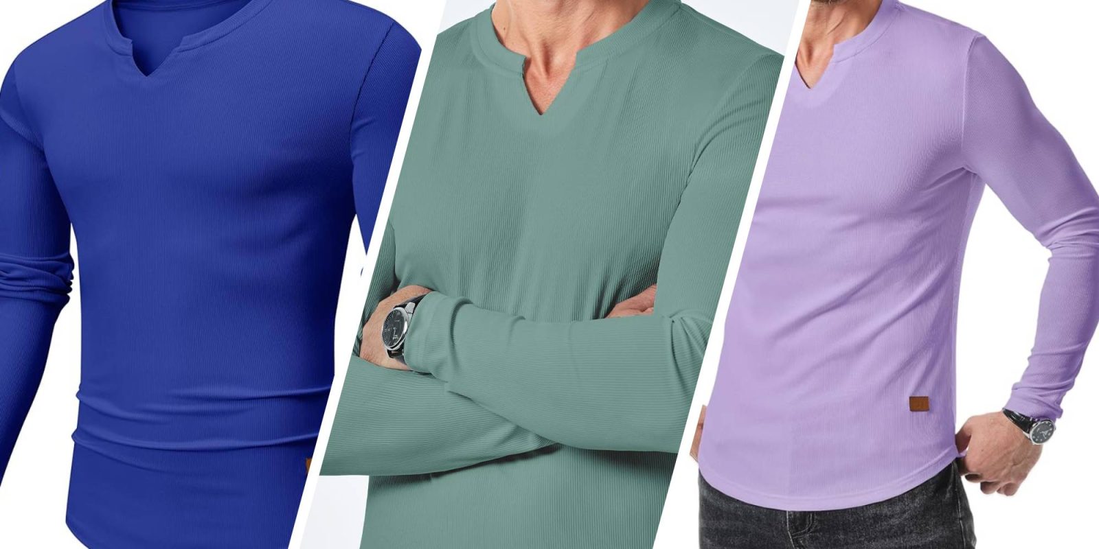 A collage of a man with his arms crossed