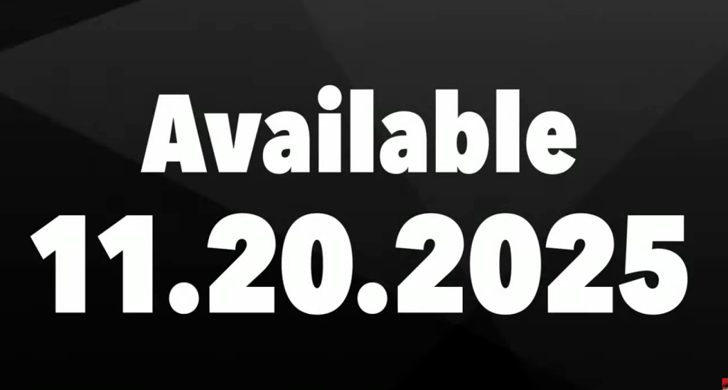 A black background with white text