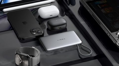 A group of electronic devices on a table