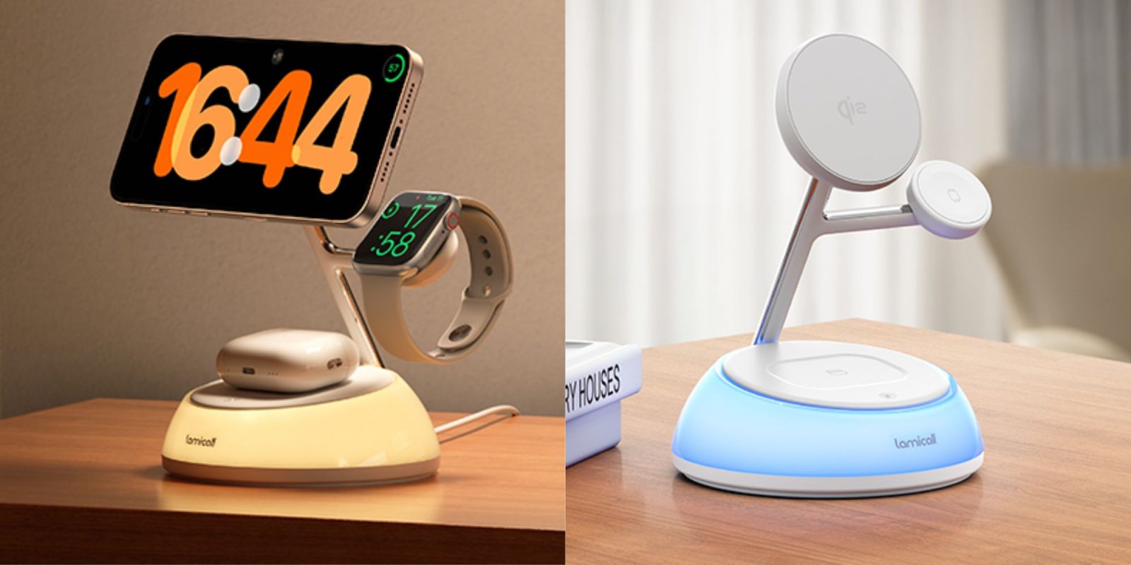 A two devices on a table