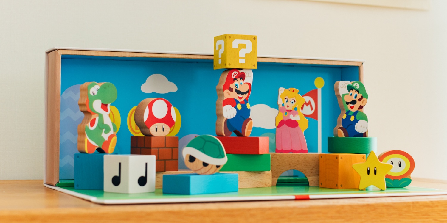 New Nintendo Toys-amiibo wood block