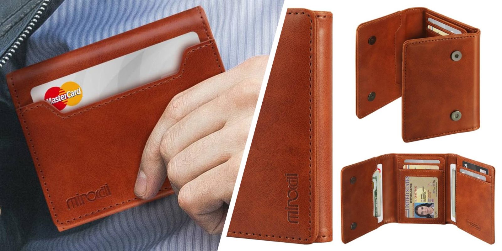 A close up of a wallet