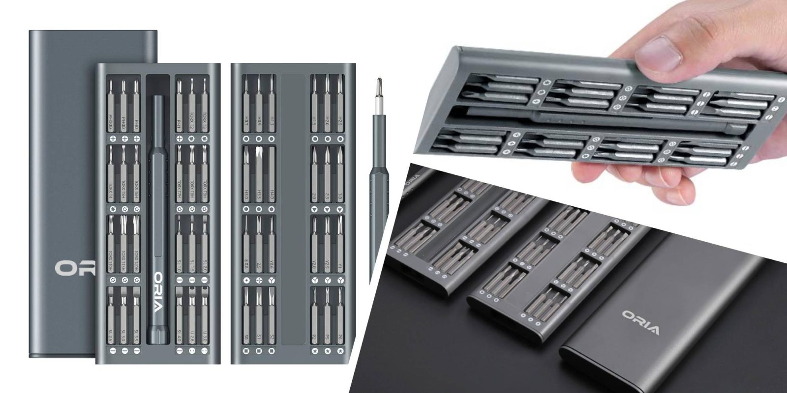 A close-up of a tool set