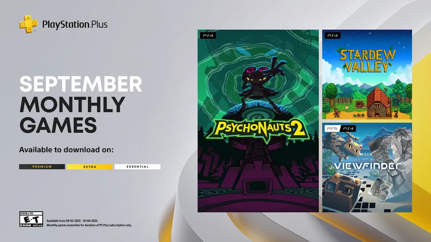 September FREE PlayStation Plus