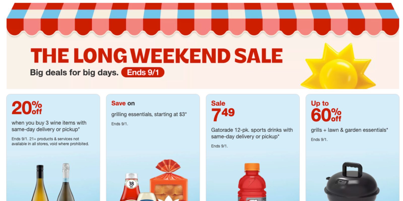 Target Labor Day 2025 Long Weekend