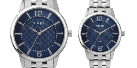 A close up of a watch