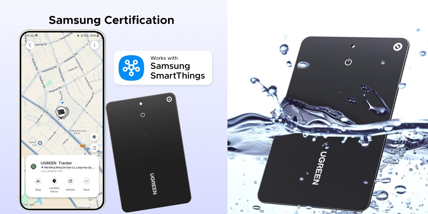 A rectangular device in water