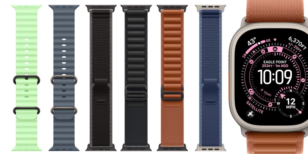 A group of different colored watch bands