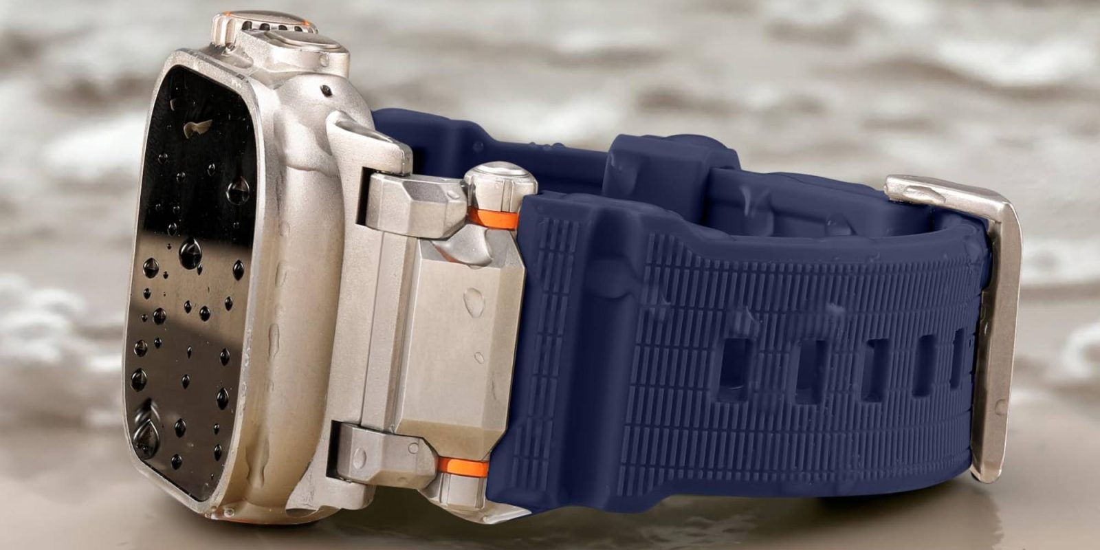 A close up of a watch