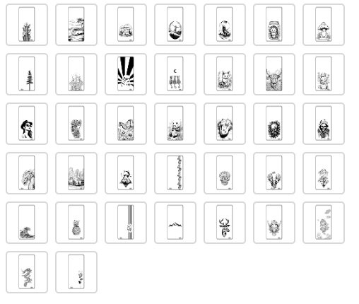 A screenshot of a card game