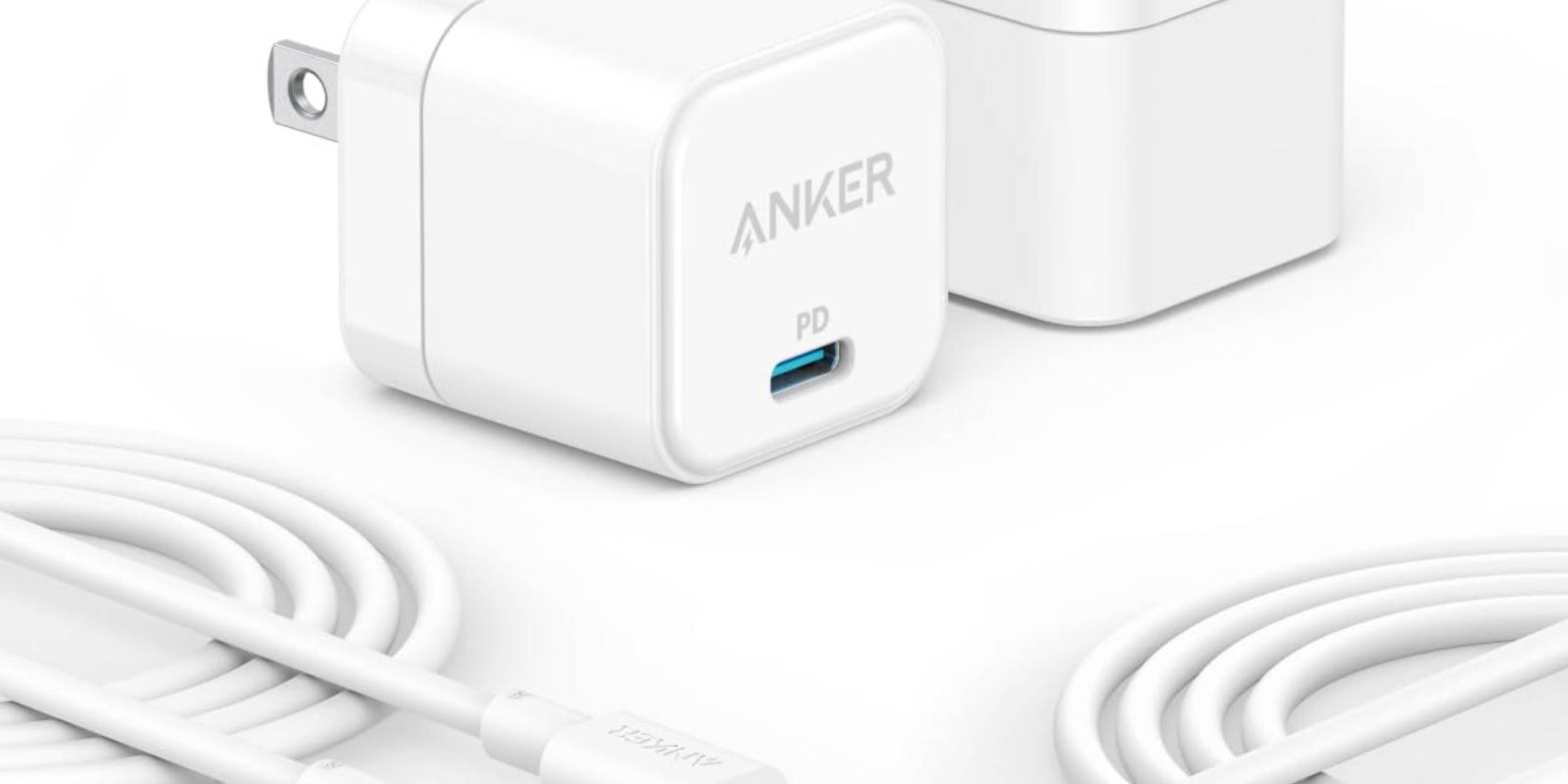 A white cube with a usb port