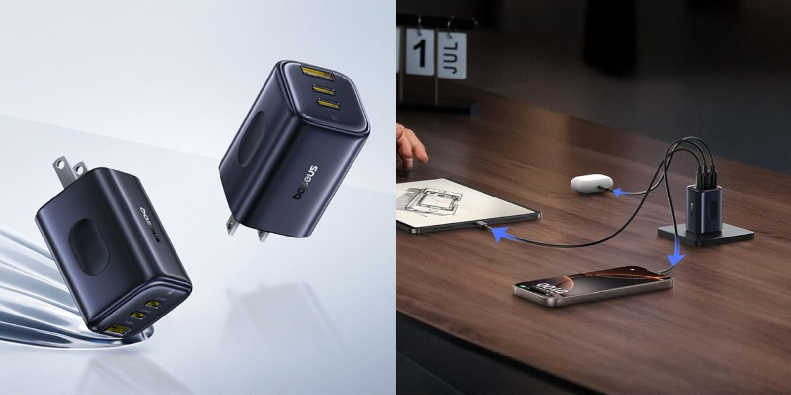 Image showing renders of Baseus' 67W Picogo charger.