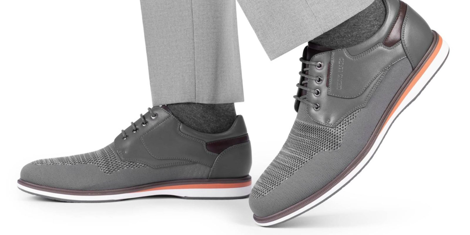 A person's feet and shoes