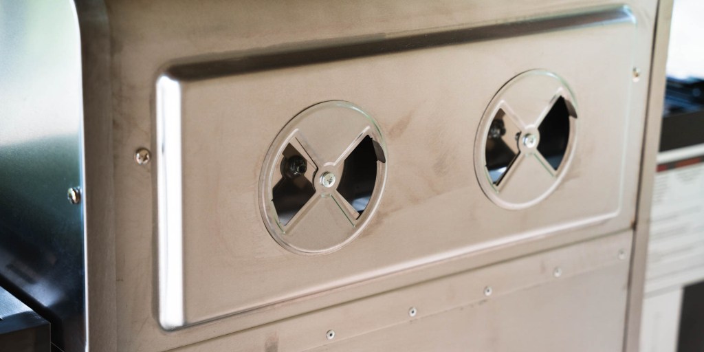 A close up of a metal object