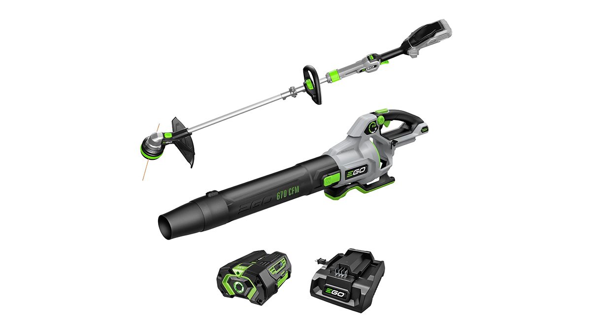 A green and black lawn mower