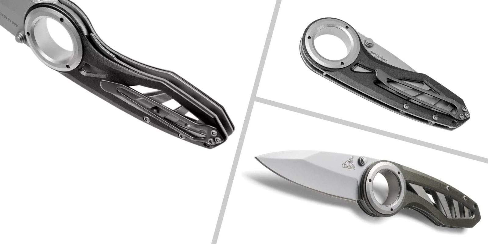 A collage of different types of knives