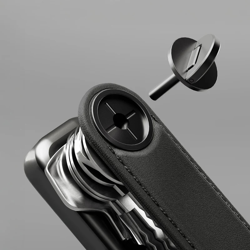 A black pocket knife with a screwdriver