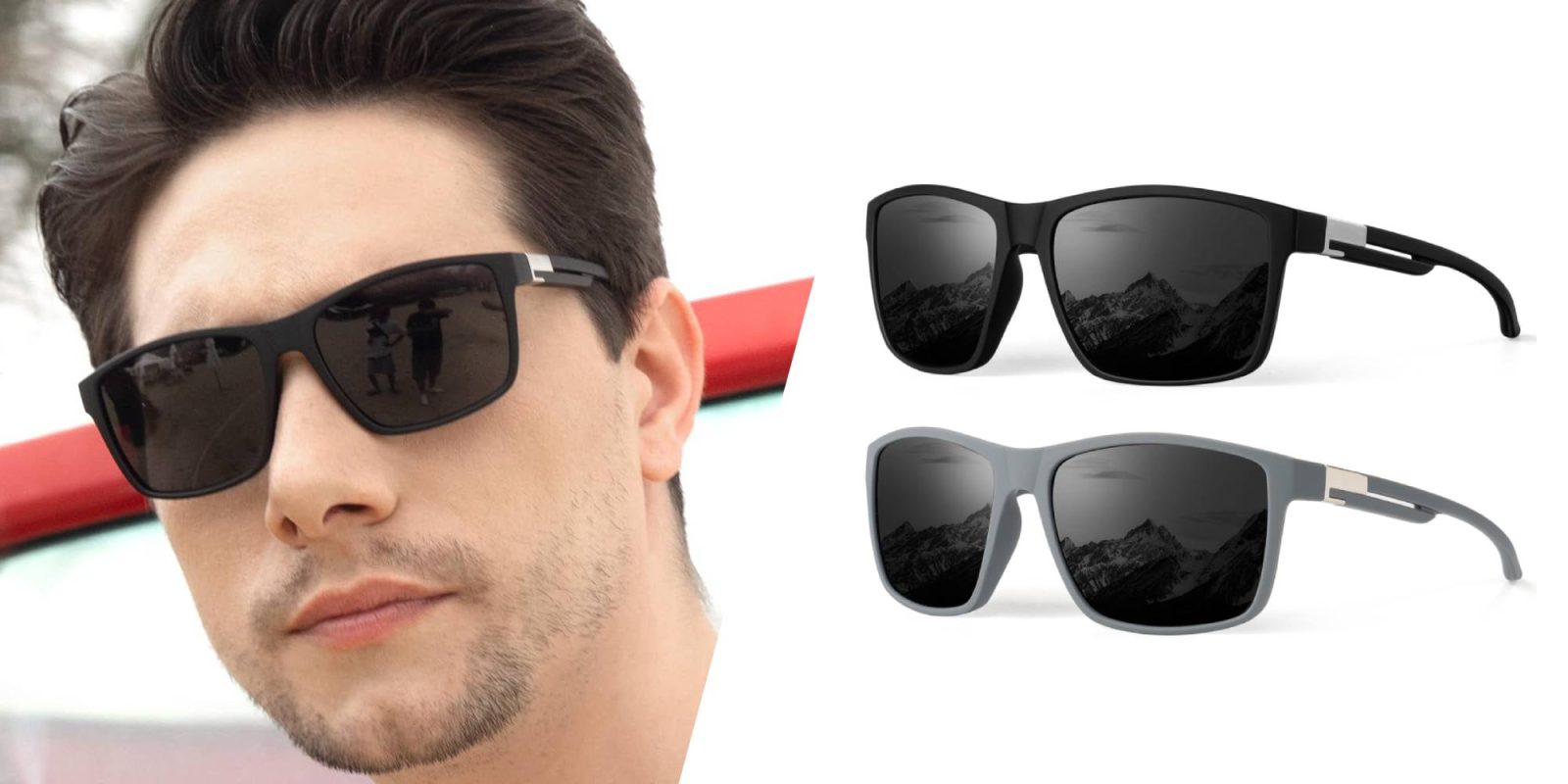 A man wearing sunglasses