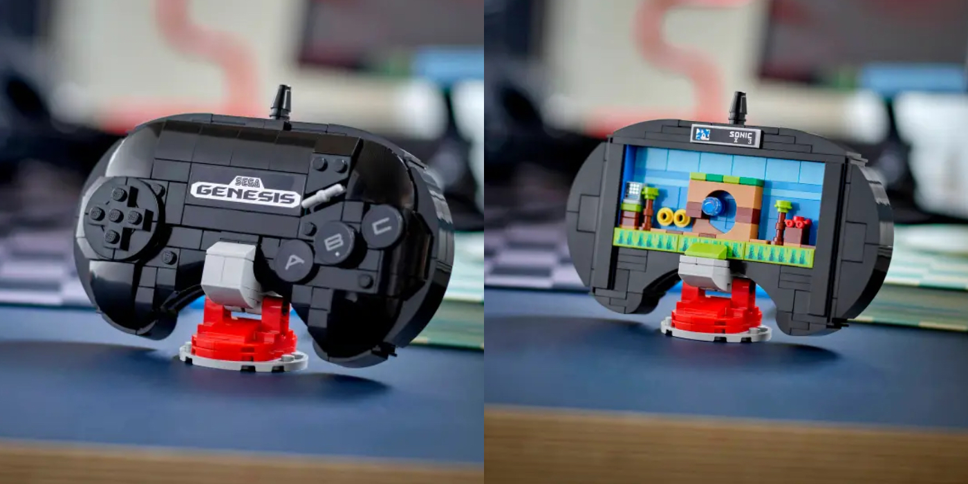 A video game controller on a table