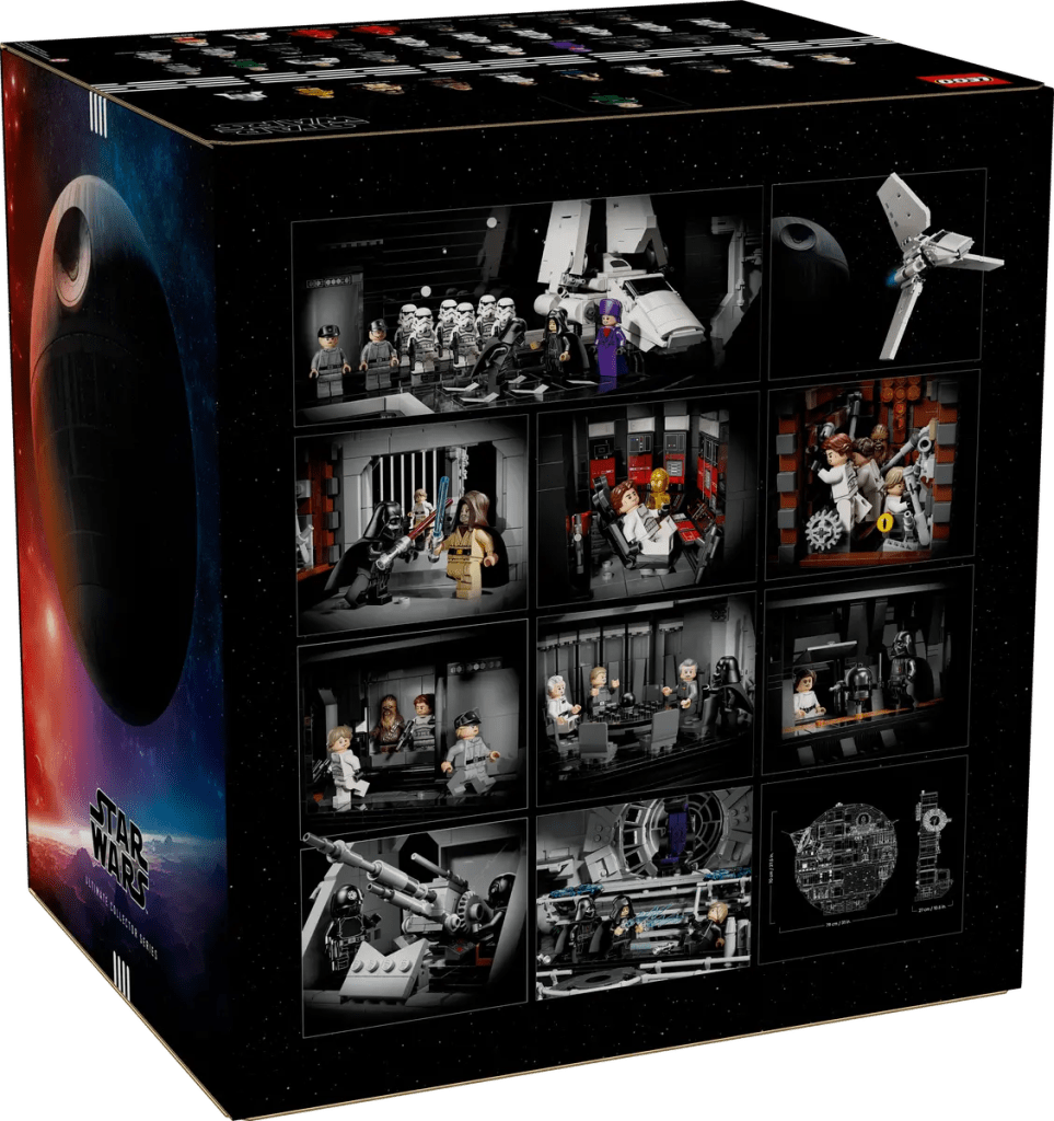 A box with a box of lego toys