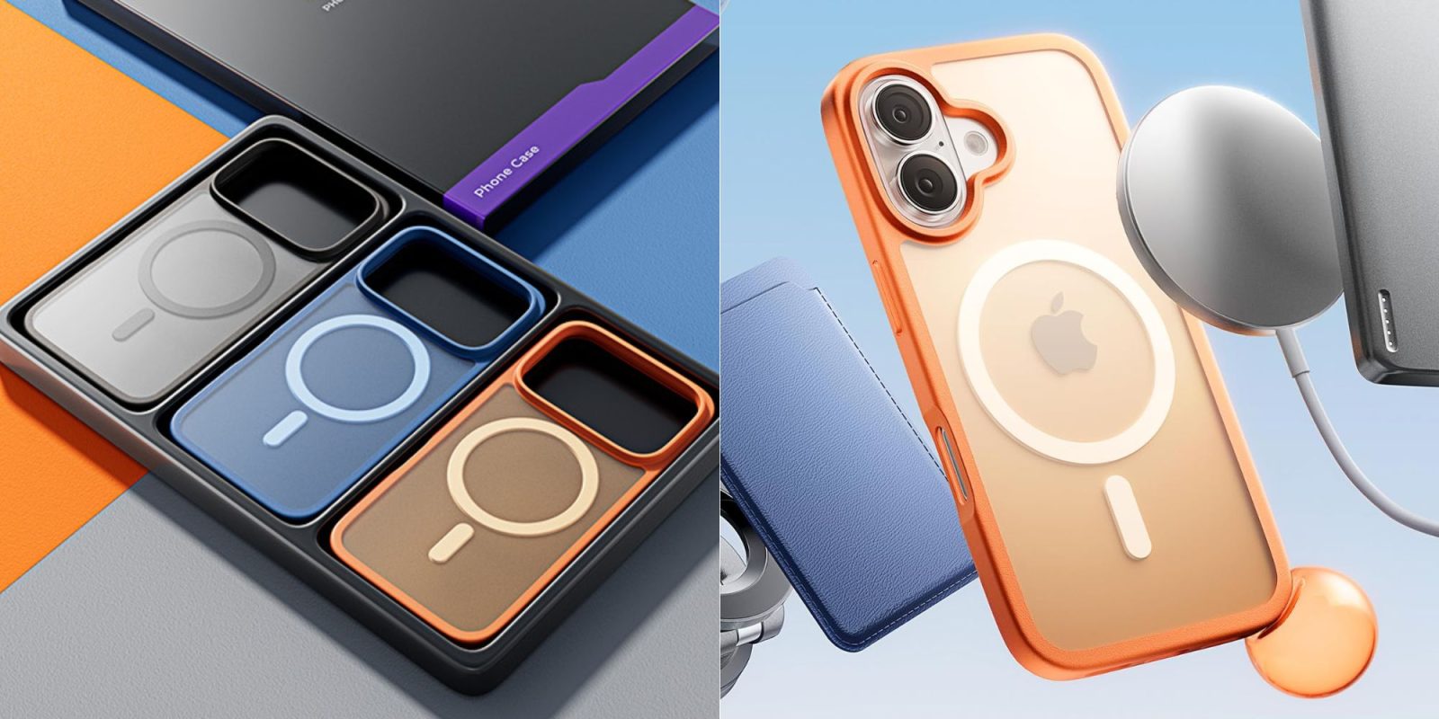 A comparison of a phone case