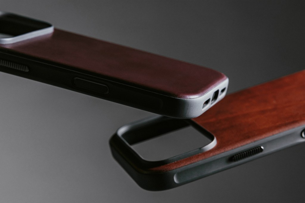 A cell phone with a case