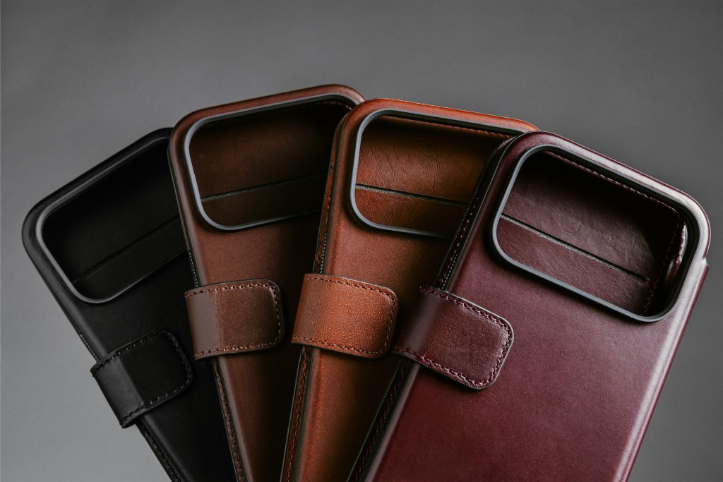 A group of leather cases