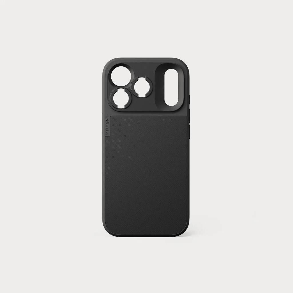A black cell phone case