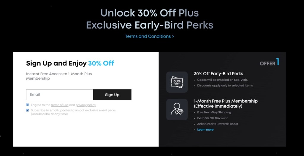 A screenshot of a website