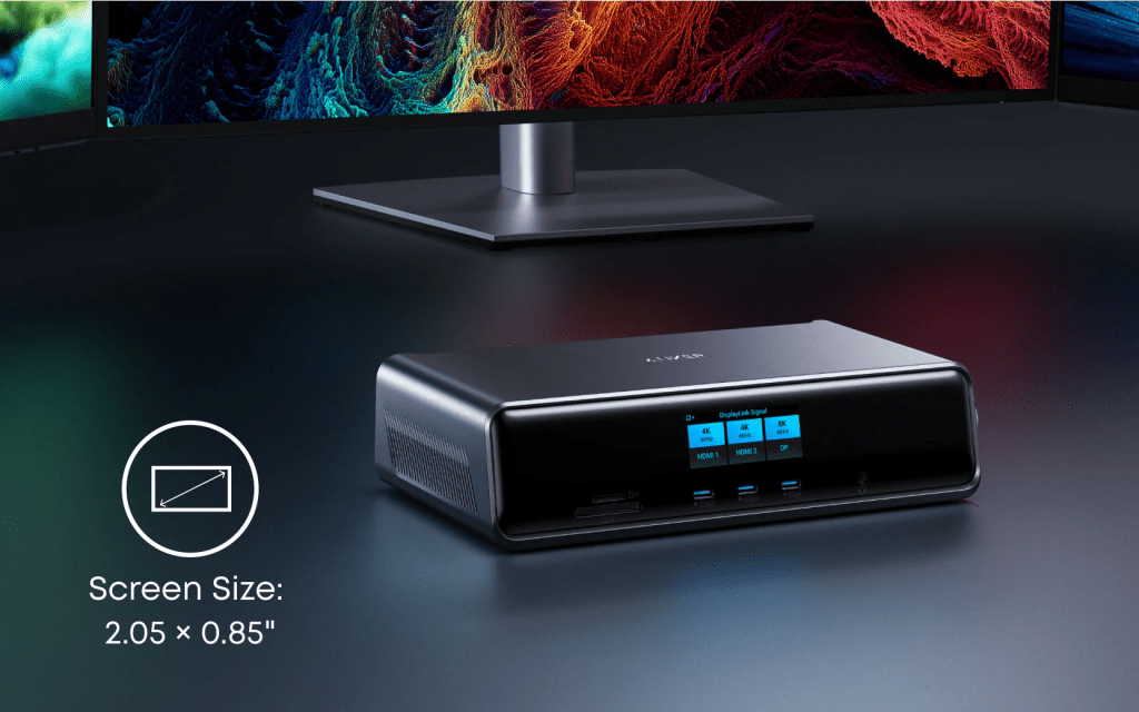 A black rectangular device with buttons and a screen