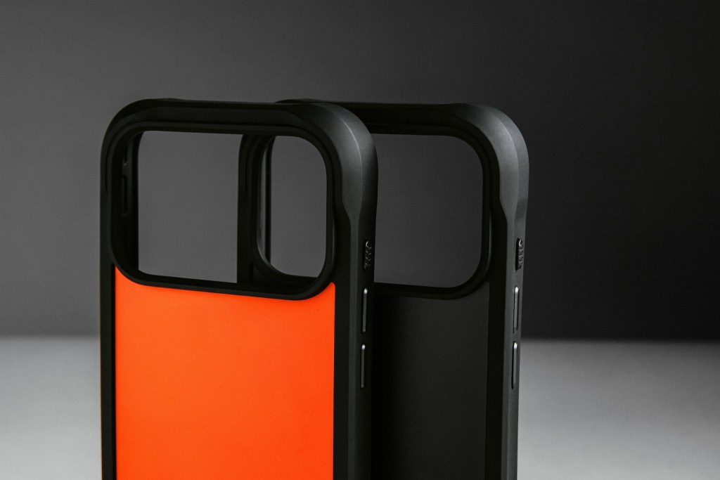 A close up of a phone case