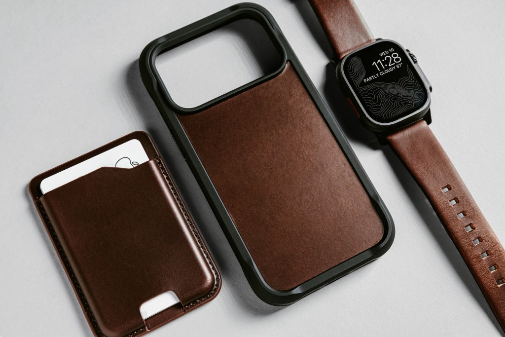 A smart watch and wallet