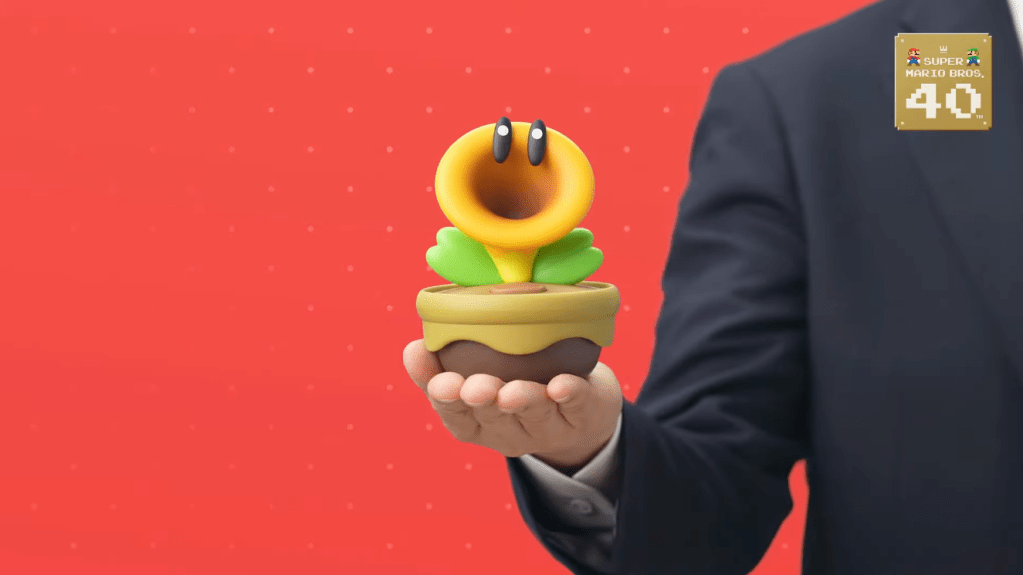 A person holding a toy