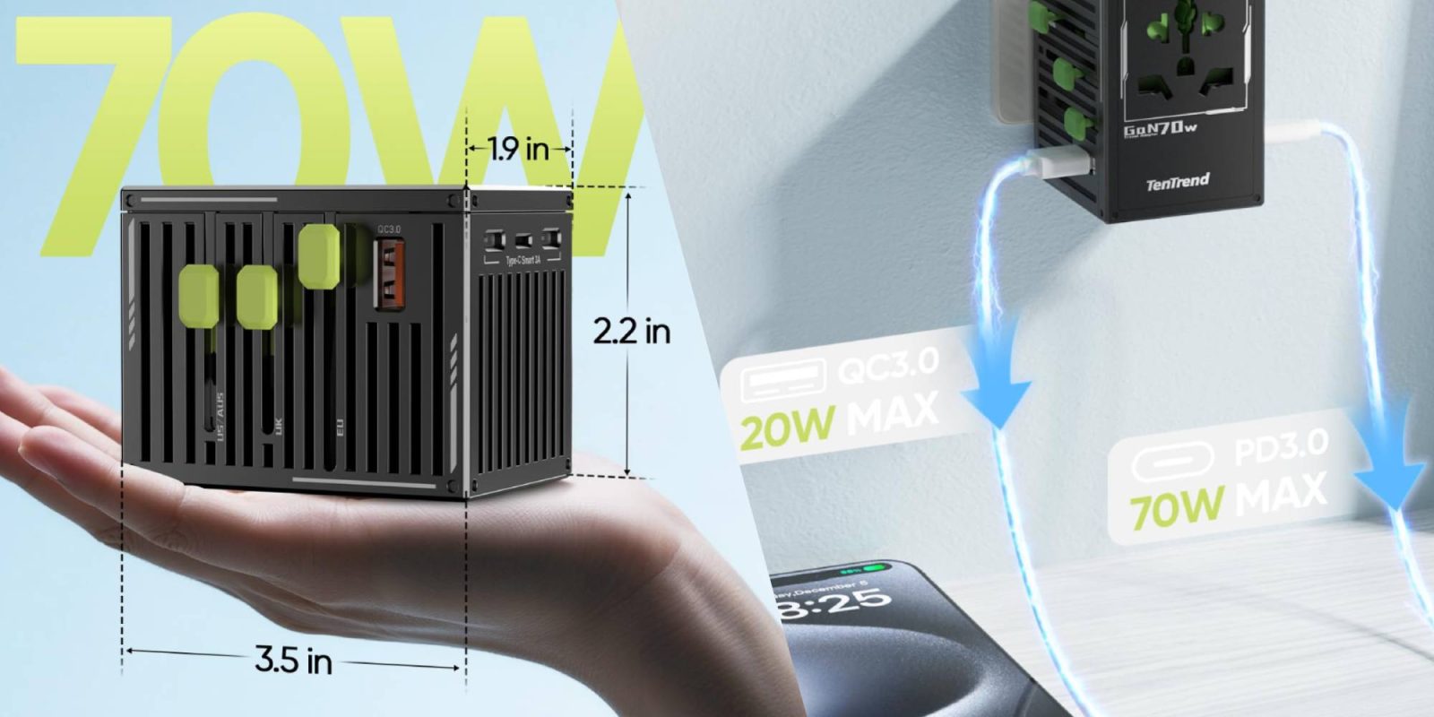 A hand holding a device