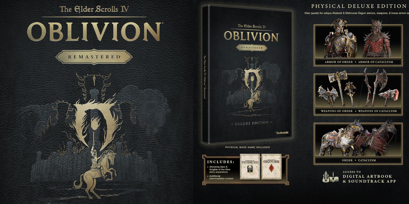 The Elder Scrolls IV- Oblivion Remastered physical pre-order