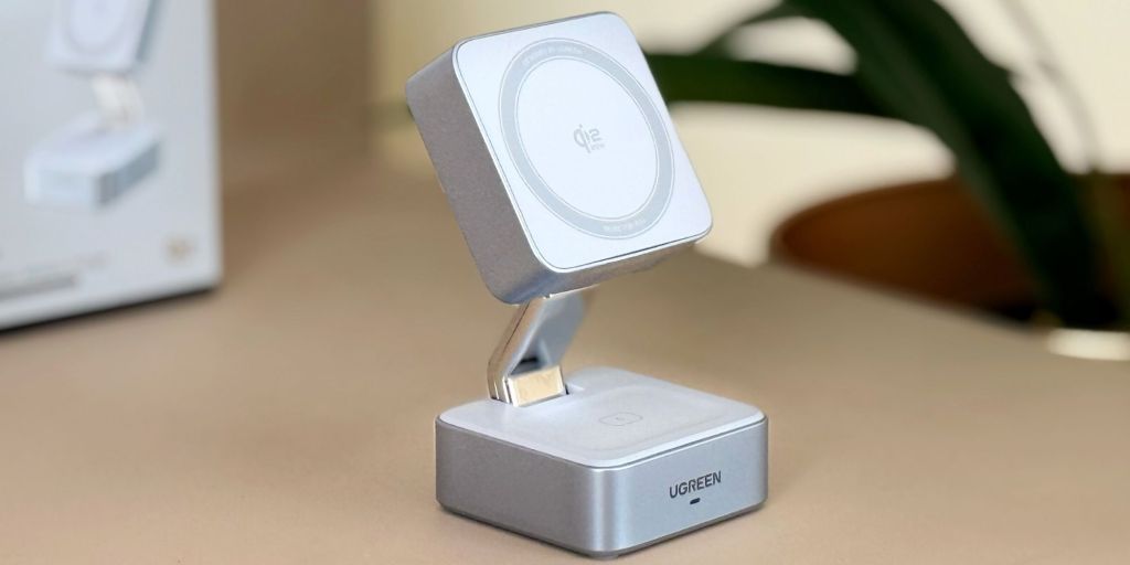 A silver square object with a lid