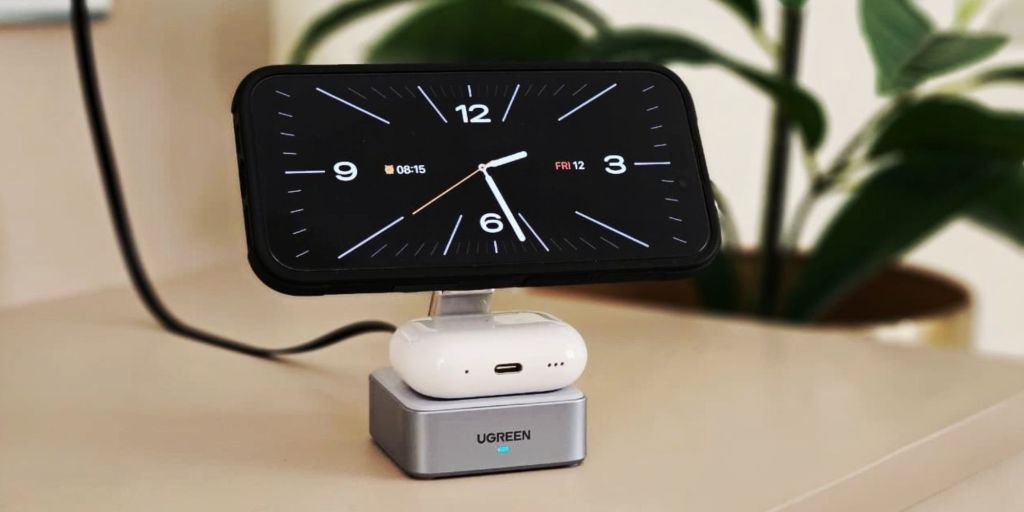A device with a clock on it