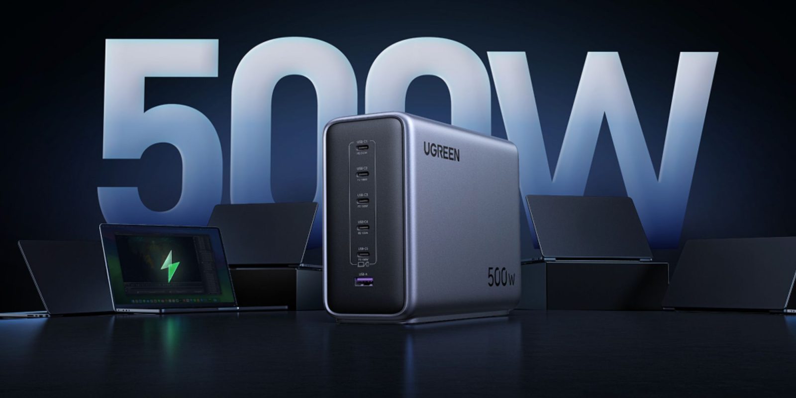 A computer equipment on a table