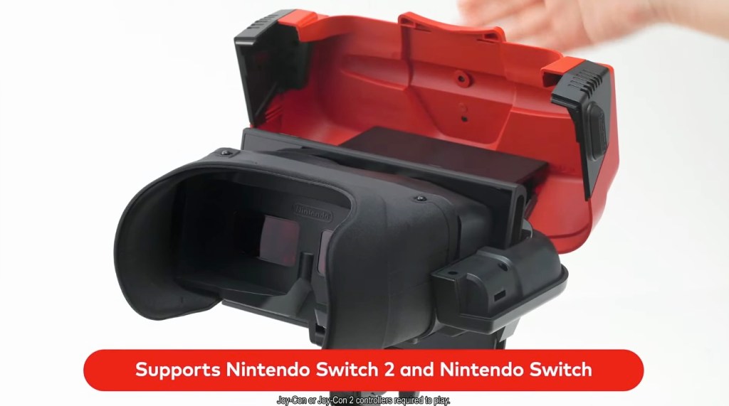 A black and red device with a red cover