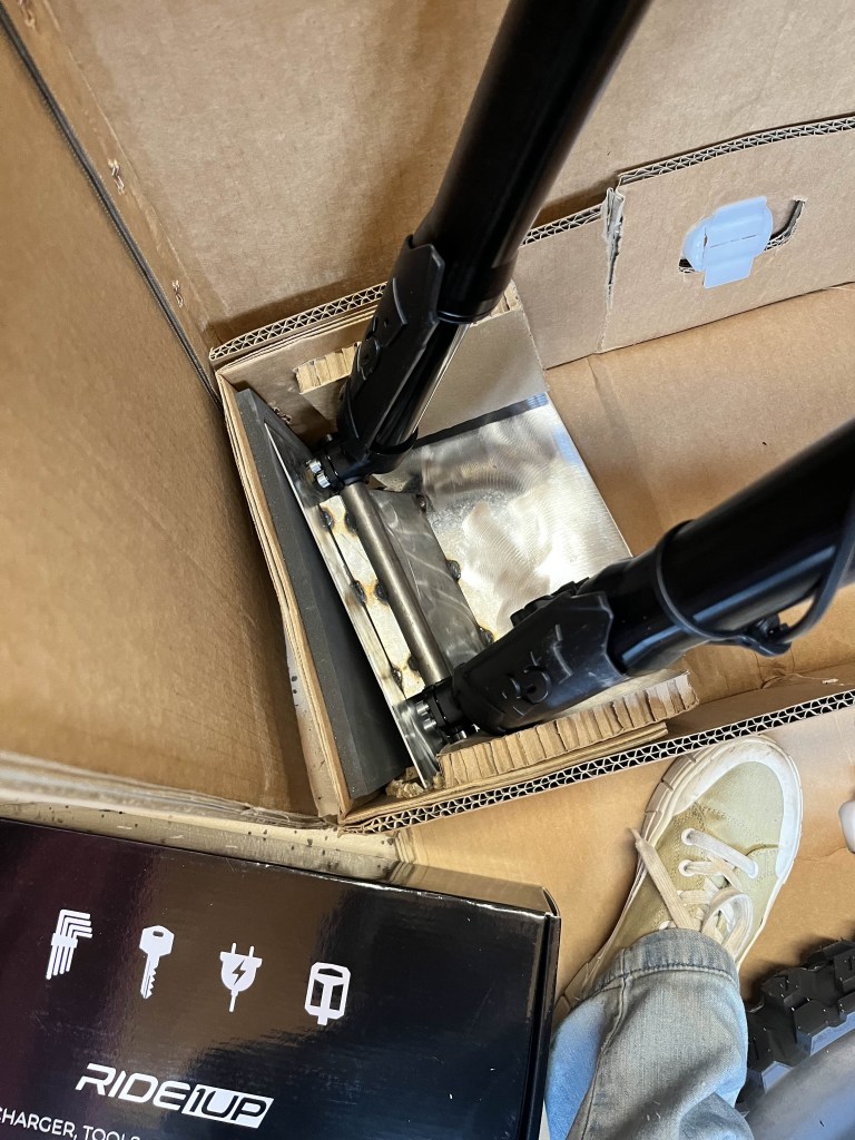 A vacuum cleaner in a box